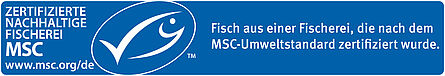 Zertifizierungsnummer MSC-C-51159 Zertifizierungsnummer MSC-C-51159